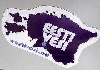 Magneettitarra logolla Eesti vesi