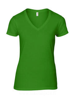 Women`s Fashion Basic V-Neck Tee 20. picture