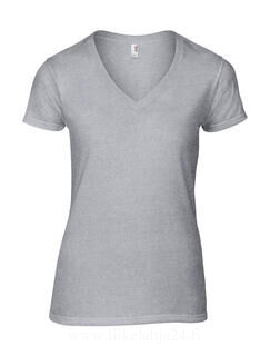 Women`s Fashion Basic V-Neck Tee 15. picture