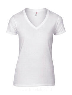 Women`s Fashion Basic V-Neck Tee 13. picture