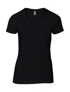 Women`s Fashion Basic V-Neck Tee 14. picture