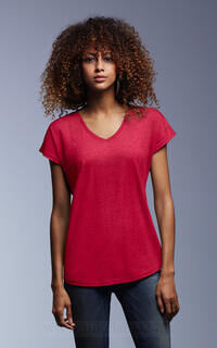 Women`s Tri-Blend V-Neck Tee 4. picture