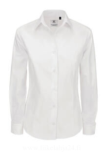 Ladies` Heritage Long Sleeve Poplin Shirt 3. kuva