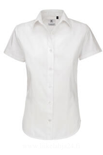 Ladies` Sharp Twill Short Sleeve Shirt 4. kuva