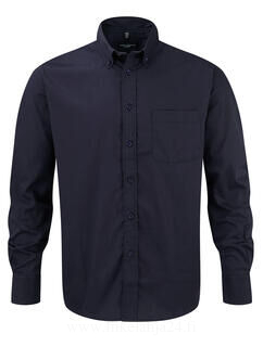Long Sleeve Classic Twill Shirt 3. picture