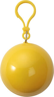 PVC poncho in a plastic ball